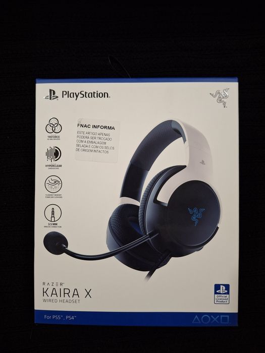 Auscultadores Gaming Razer Kaira X Playstation Licensed (Over Ear - Mu