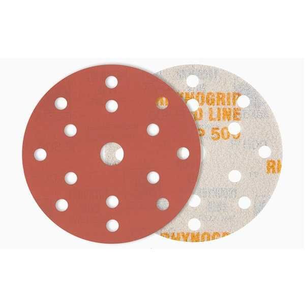 (Com Iva) Discos Lixa 150mm 15 Furos Indasa Vários Grãos 10 a 50 Und