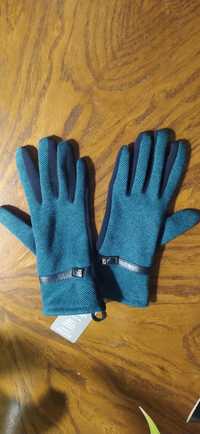 Nowe Rękawiczki w kolorze Morskim