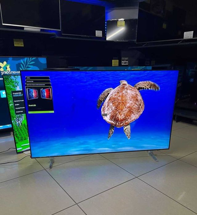 75" 2023 4K QLED СМАРТ Український SAMSUNG Q60C з Німеччини НОВИЙ