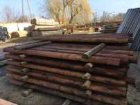 słupki ogrodzeniowe 230cm fi 9cm impregnowane promocja Swadzim