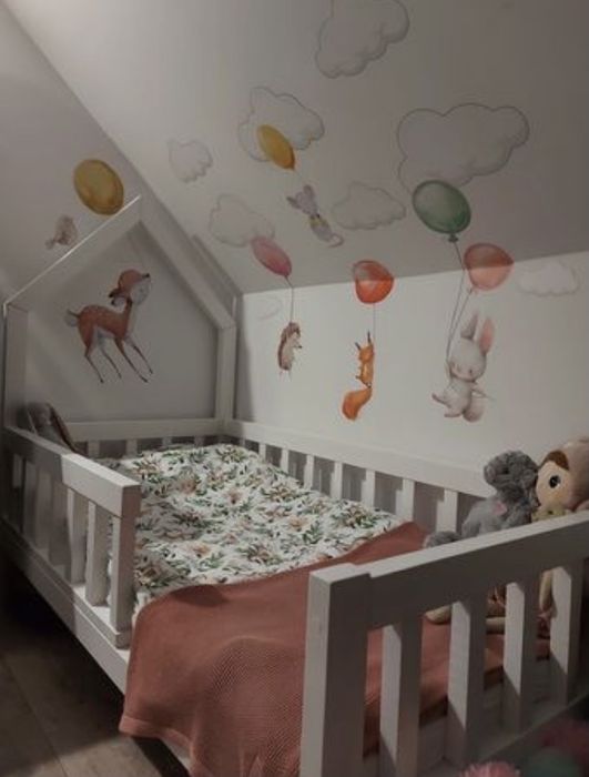 Łózko domek, solidne, dowolny kolor i rozmiar, wysyka 24h