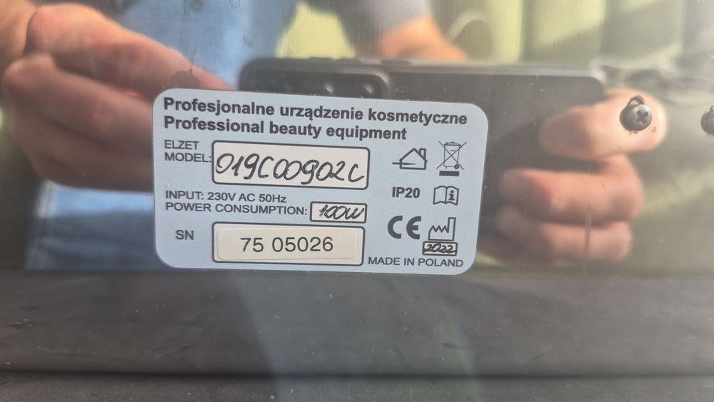 Urządzenie kosmetyczne ELZET Solybe 5w1 – peeling, sonoforeza kombajn