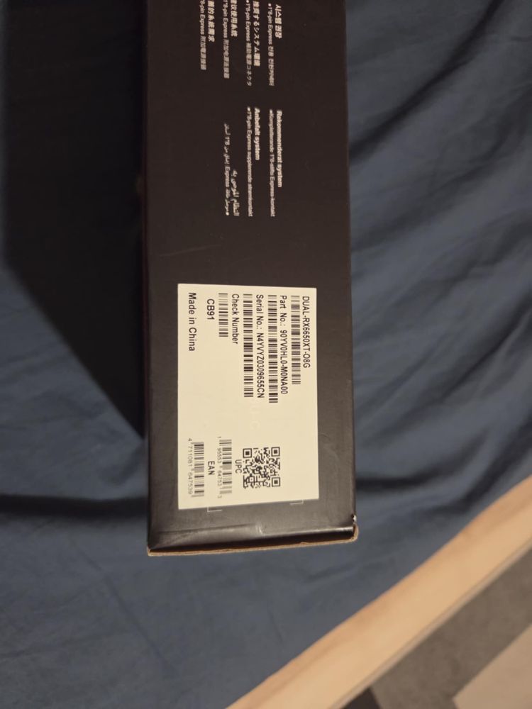 ASUS Radeon RX 6650 XT Dual OC 8GB GDDR6