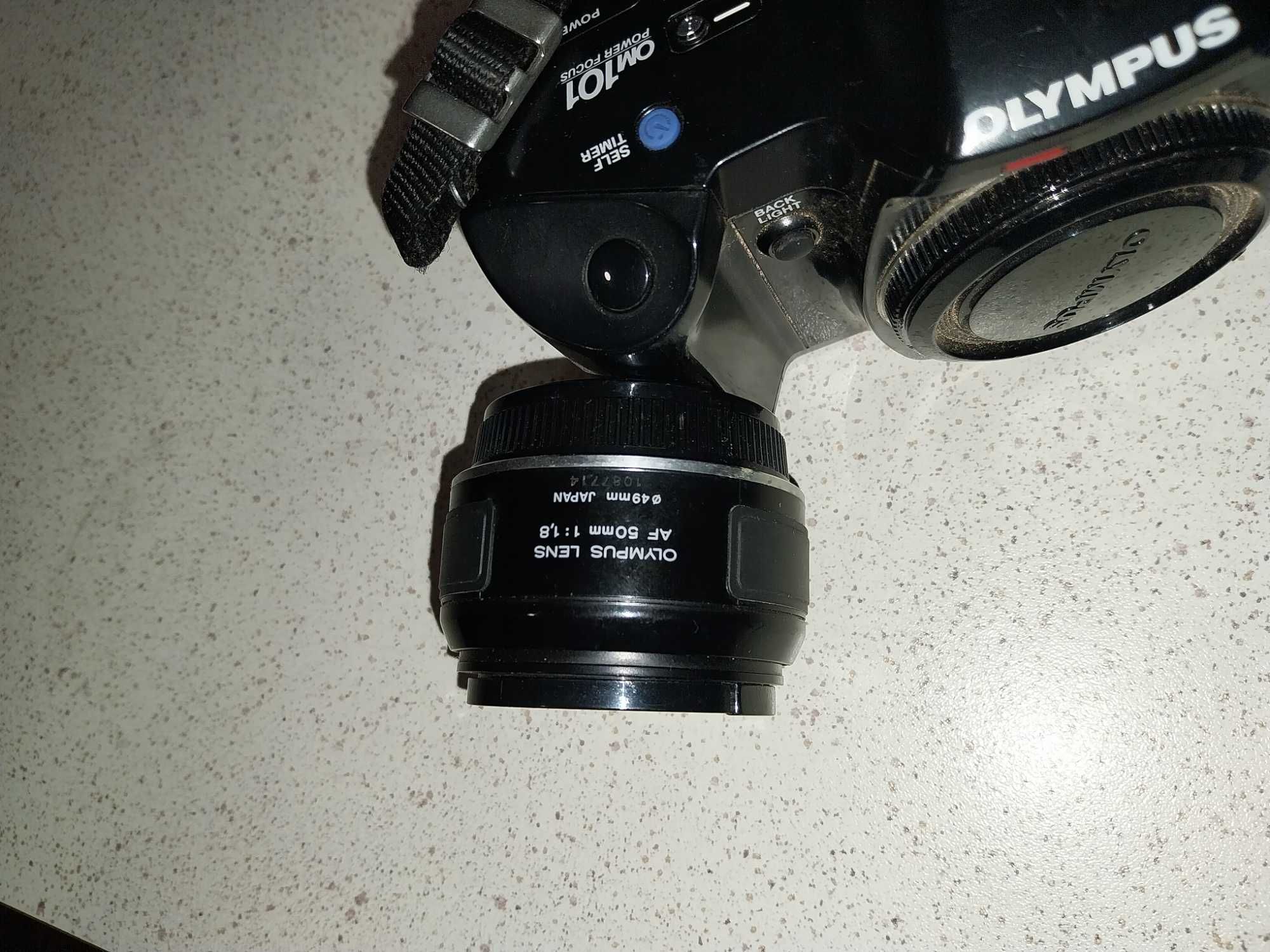 Maquina fotográfica olympus OM 101 power focus