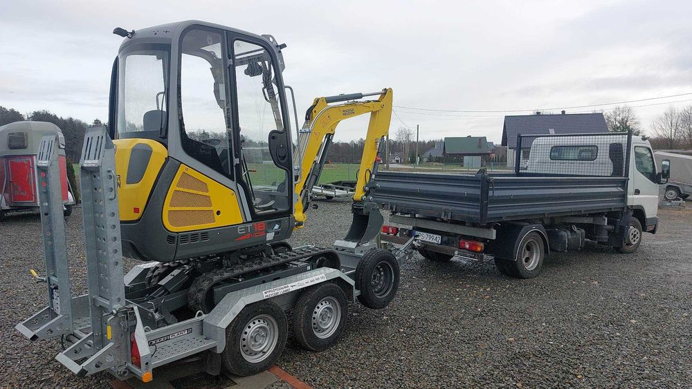 Wynajem Minikoparki wraz z operatorem !!! Wynajem Wypożyczalnia