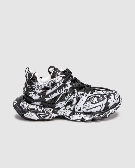 Кросівки Balenciaga Track Graffiti Black/White premium