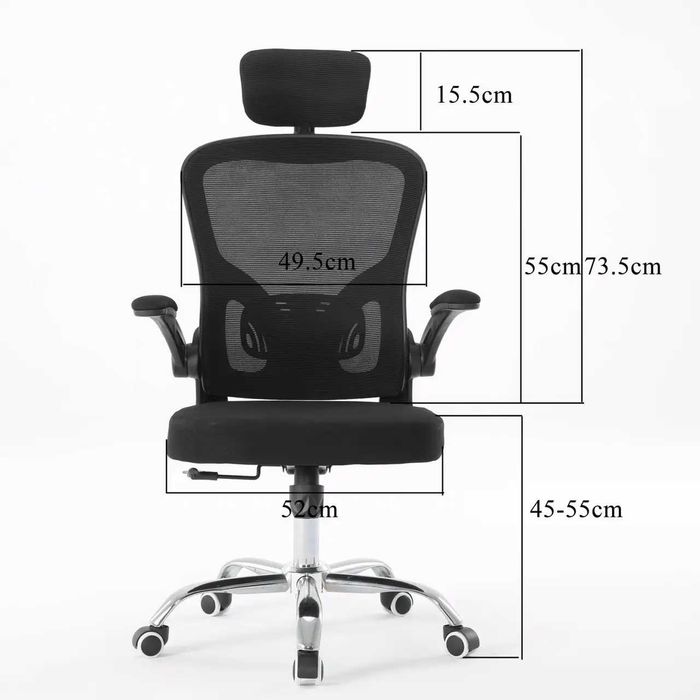 Крісло офісне Ergonomic Black