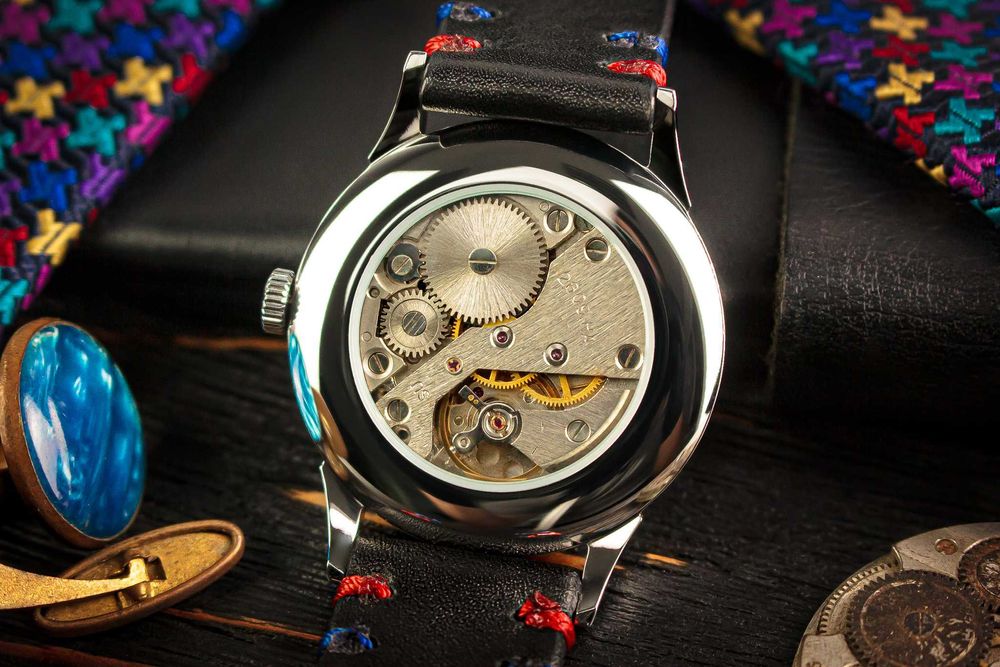 Механические наручные часы Ракета Коперник в лунном стиле