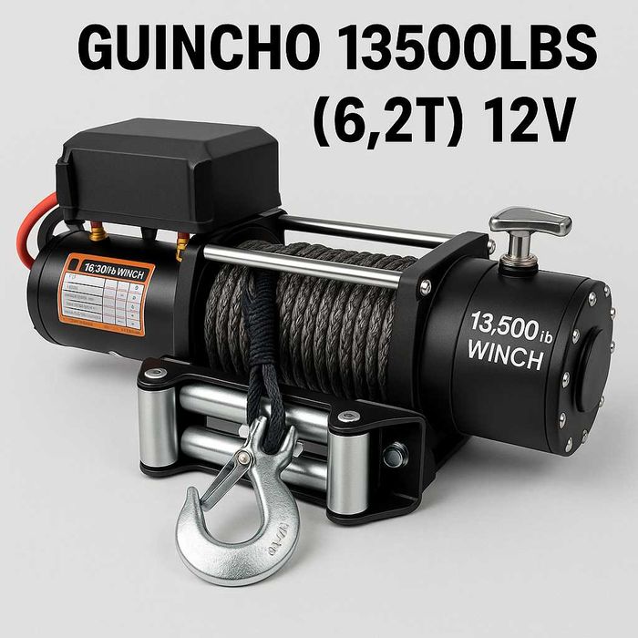 Guinchos 13500LBS - 12V – Jipes TT e resgate, reboques, tratores