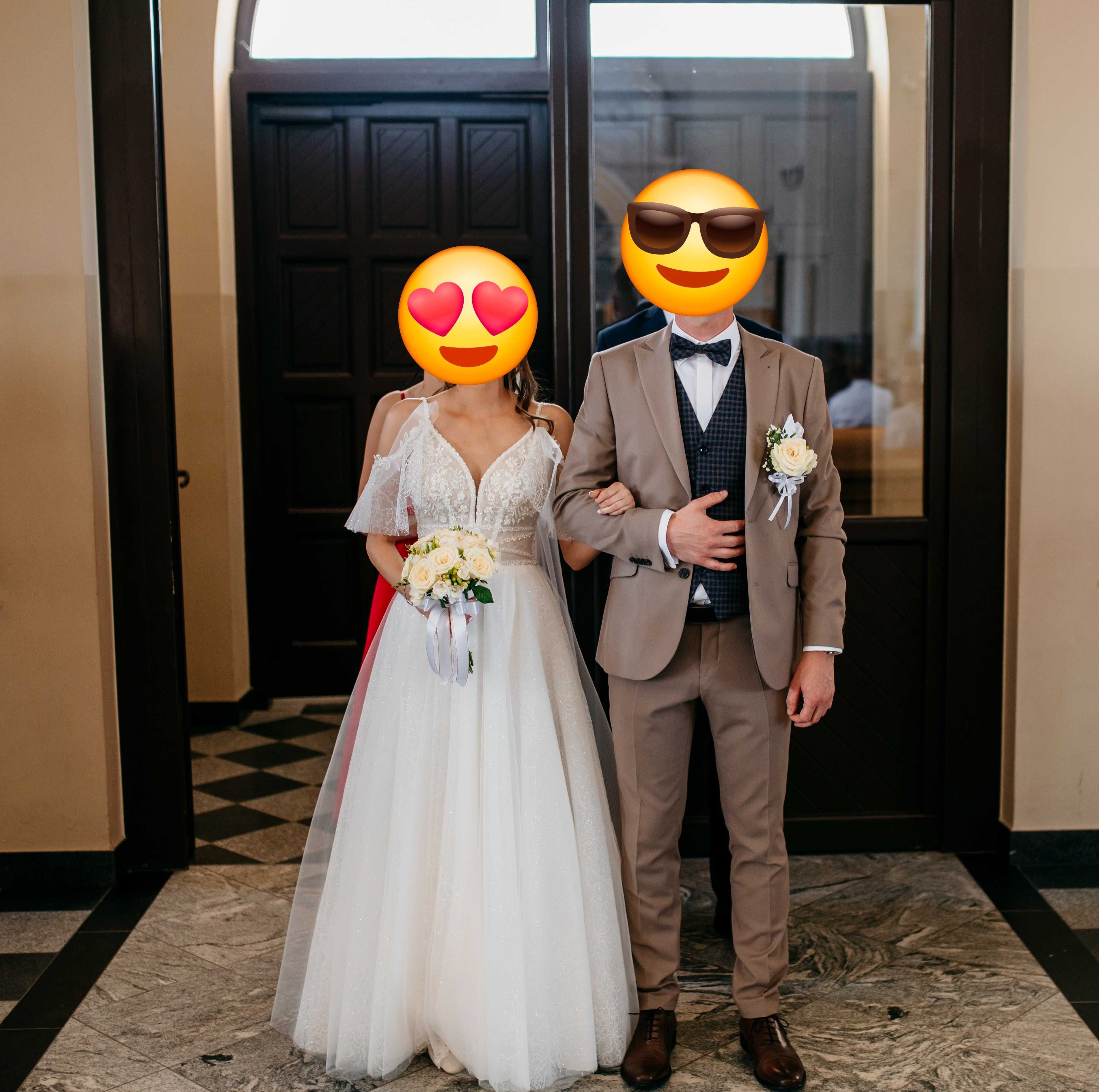 Suknia Ślubna Rosie rozmiar 34 - jak Nowa ;]
