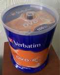 Диски Verbatim DVD-R (100 шт.)