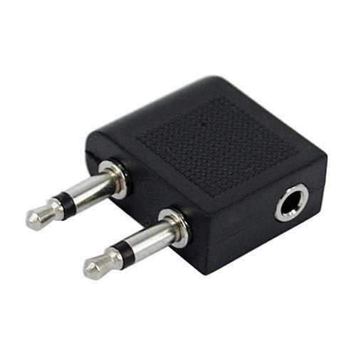 Adapter Słuchawek Samolotowych uniwersalna wtyczka Samolotowa Jack 3,5