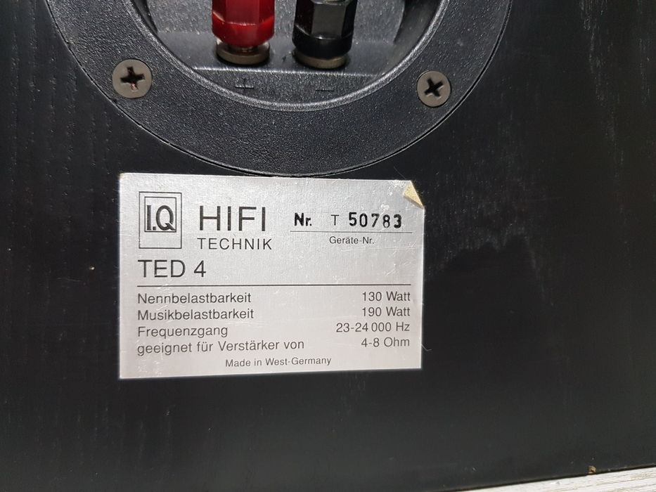 190Вт Підлогова акустика/нппольная  IQ TED 4 б/у з Німеччини