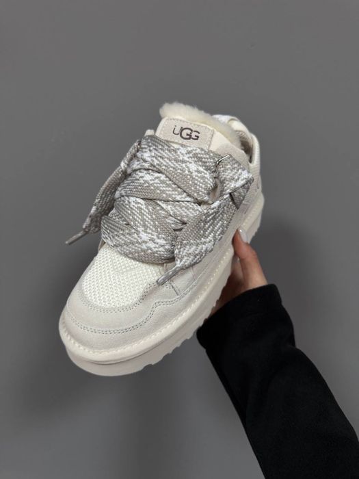 UGG Lowmel Sneakers Ceramic Угги світлі білі кросівки молочний колір