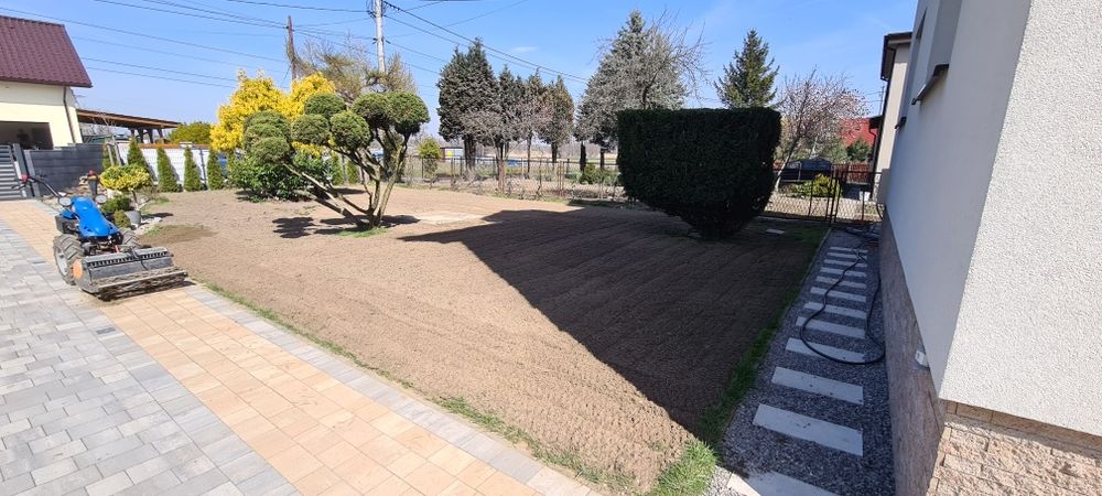 Usługi glebogryzarką separacyjną. Zakładanie i renowacja trawników.