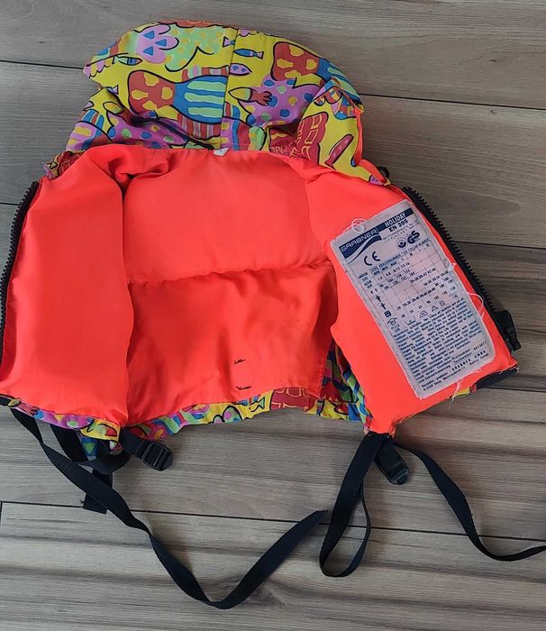 Kamizelka ratunkowa, asekuracyjna, pływacka, dziecięca MIDI 20-30 kg