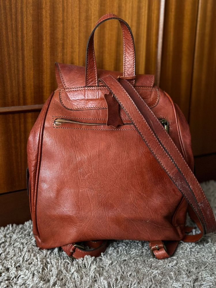 Mochila Vintage Castanha