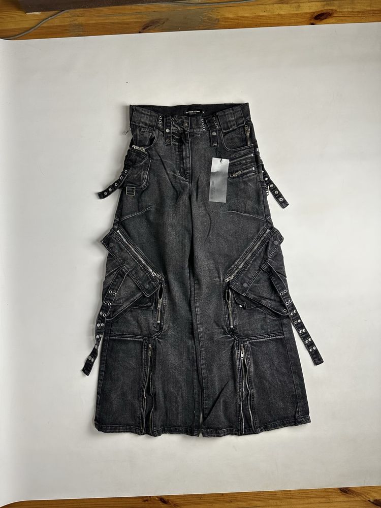 NFS NO FAITH STUDIOS tripp nyc archive custom baggy faded джинси сірі