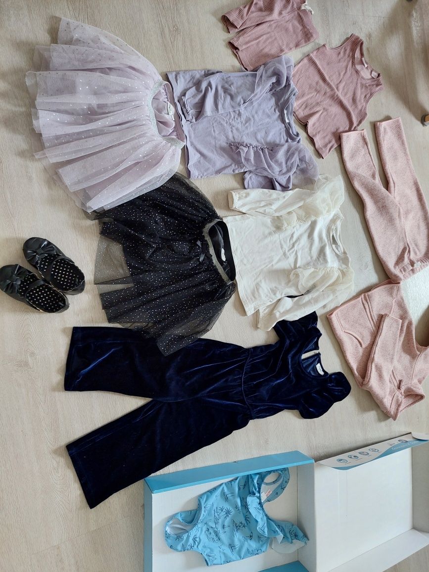 Zestaw ubranek dla dziewczynki 92-104 Zara Kappahl H&M