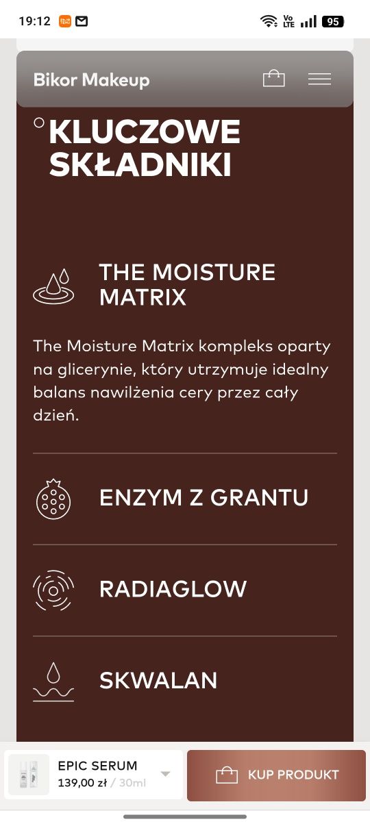 Serum rozświetlające firmy BIKOR