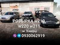 Розборка шрот запчастини w210 4 matic w220 wwqq