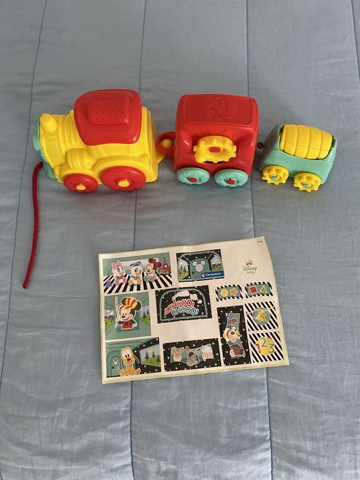 Comboio brincar bebé  - Clementoni disney baby
