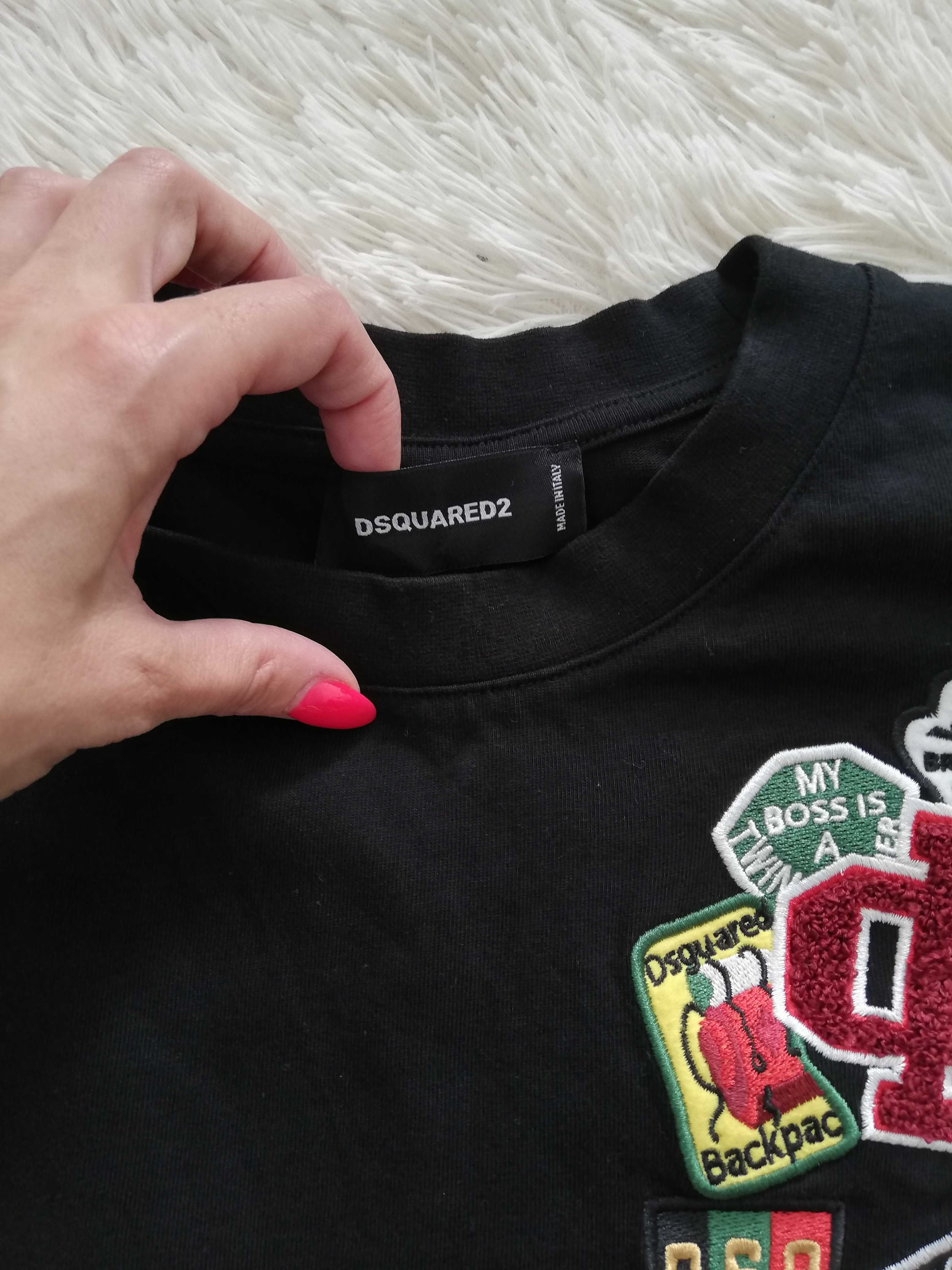 koszulka Dsquared2 Made in Italy M 38 czarna