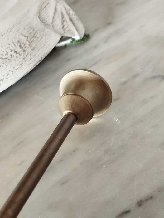 Conjunto 3 Castiçais Metal Antigo