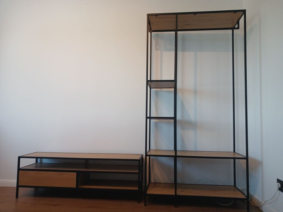 Шафа в передпокiй в стиле Лофт, 900×400×1780 мм