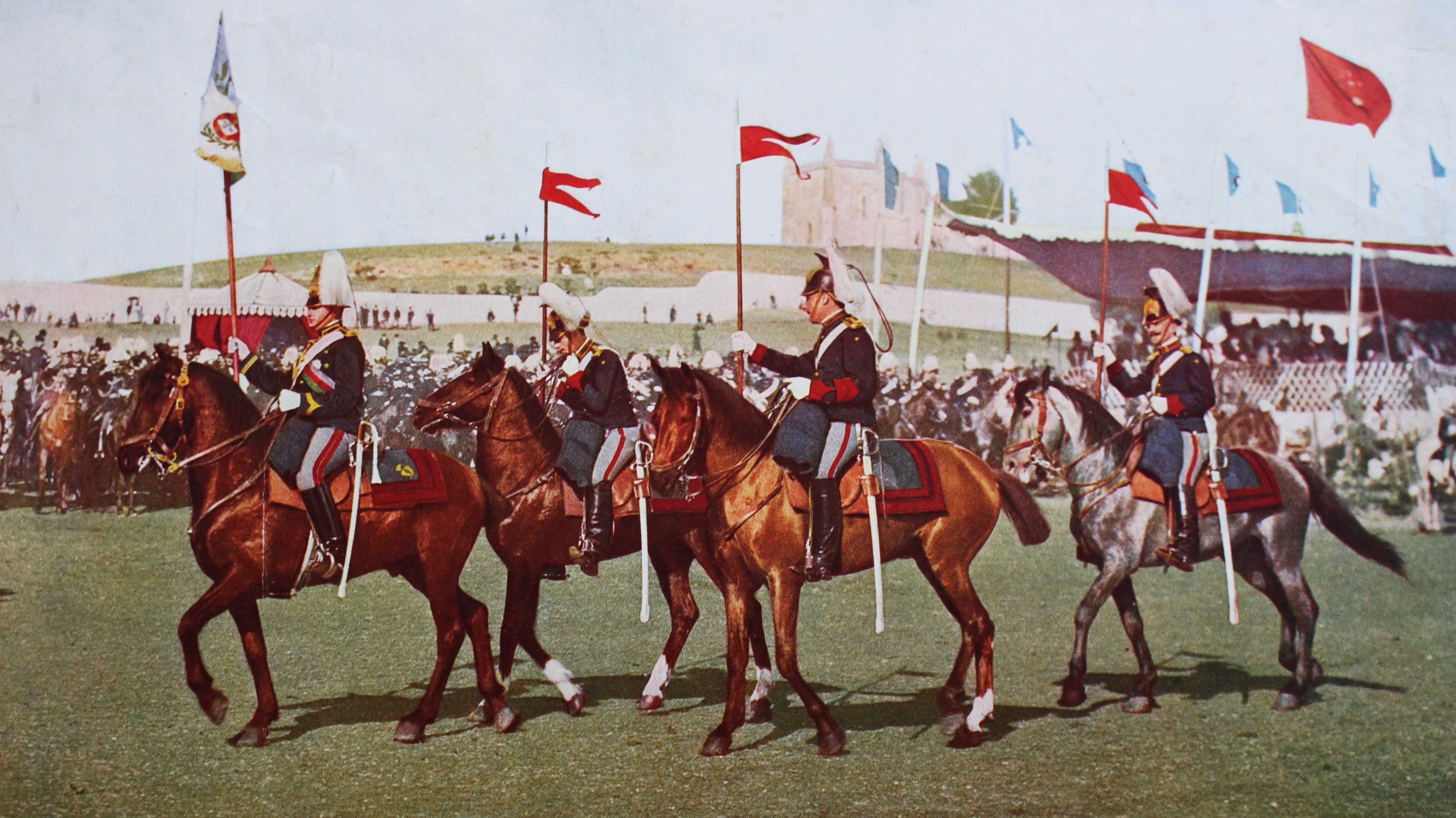 Príncipe D Luís Filipe porta-estandarte Lanceiros 1907 (RESERVADO TC)