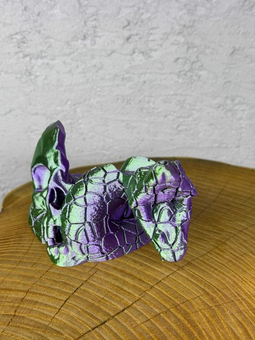 Podstawka, stojak, na Pada do PS5 – Druk 3D, czaszka-wąż, gadżet