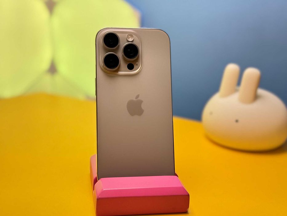 Смартфон iPhone 16 Pro 128GB Natural Titanium (149522) Б/У З ГАРАНТІЄЮ