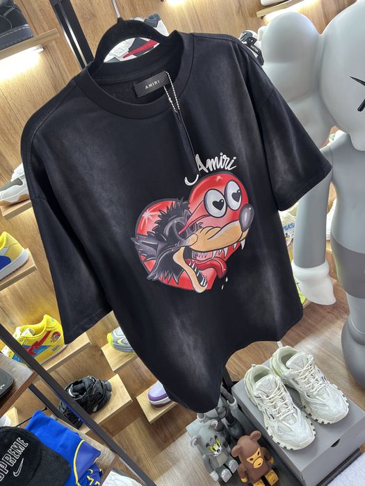 Футболка Amiri SS25 “Hopeless Romantic” Faded