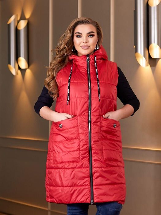 Жилетка жіноча чорний колір 58 розмір