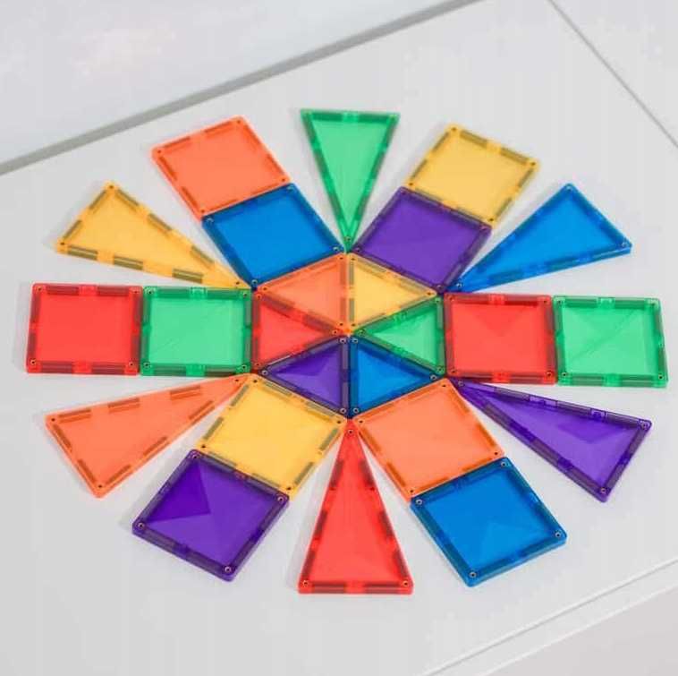 24 el. klocki magnetyczne start Rainbow Mini Pack Connetix