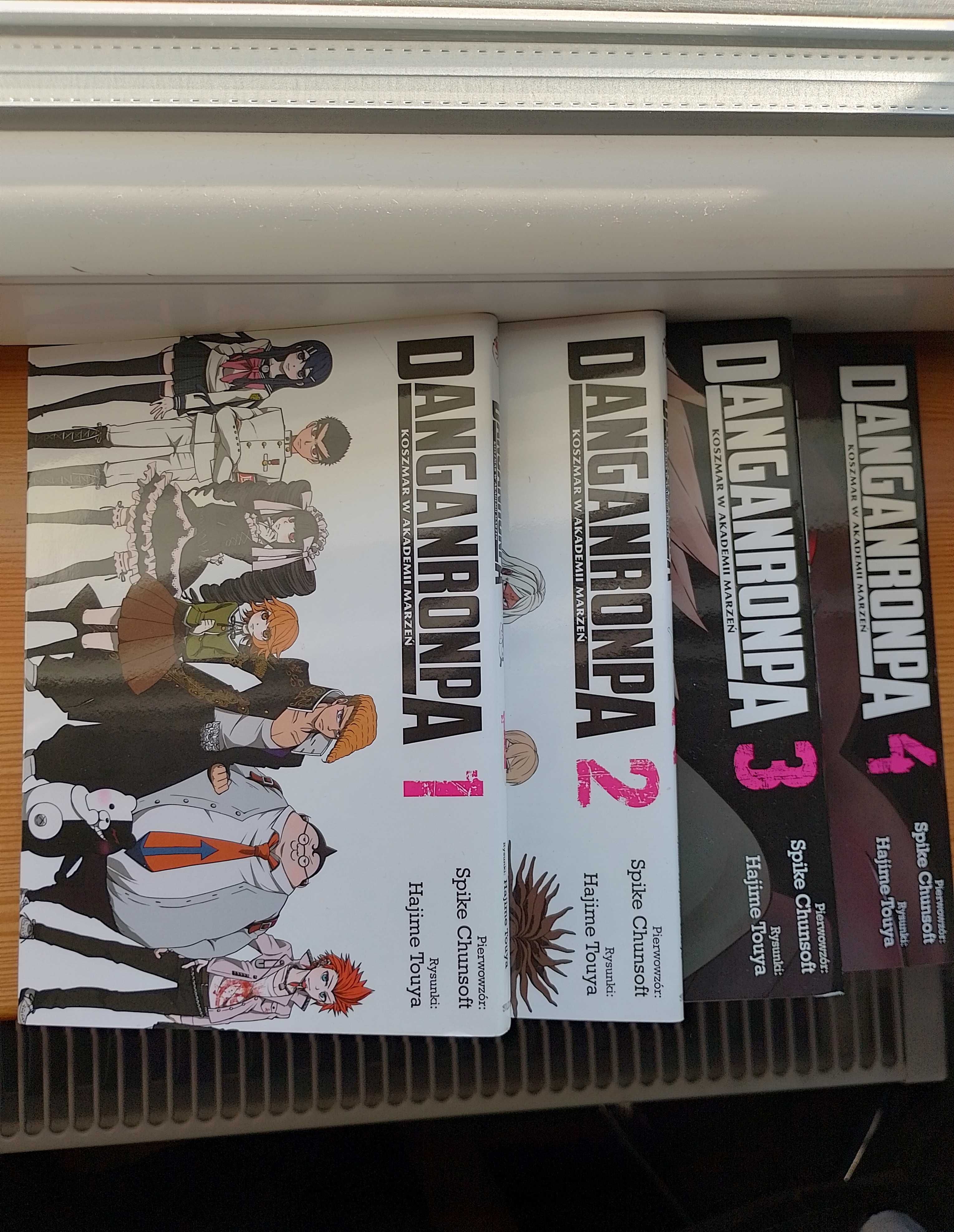 Manga Danganronpa 4 tomy jak nowe