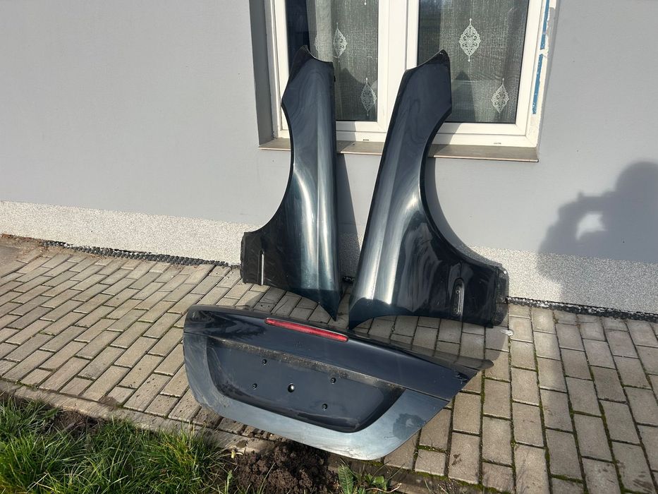 KL Błotnik Lewy Prawy Przód Klapa tył Mercedes CLK W209 C209 02- Granatowy Niebieskie