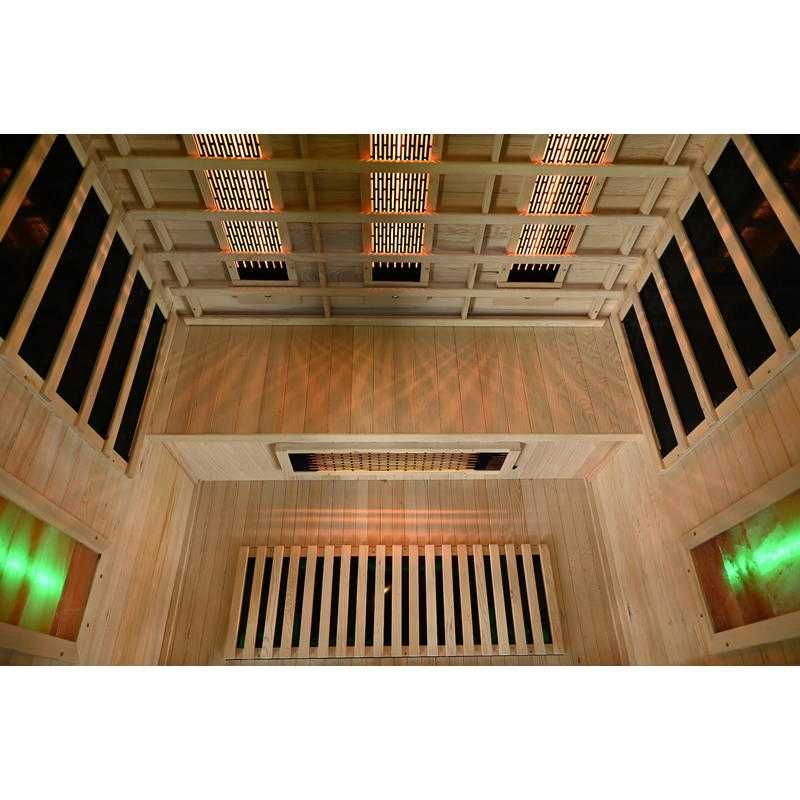 Sauna domowa sucha Infrared + panele solne GN-EA2R 120x105x200cm