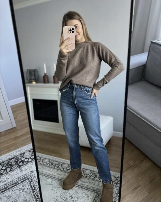Джинси Zara Wide leg, штани, брюки MOM, Wide Leg