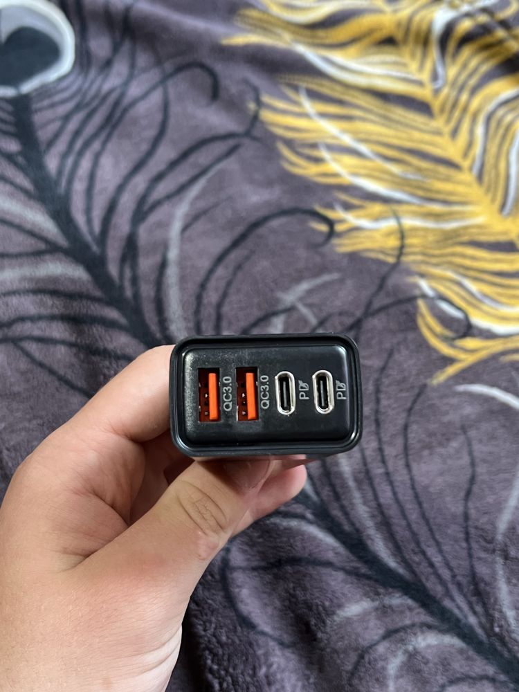 Блок зарядки 120W — 4 порти QC 3.0 + PD