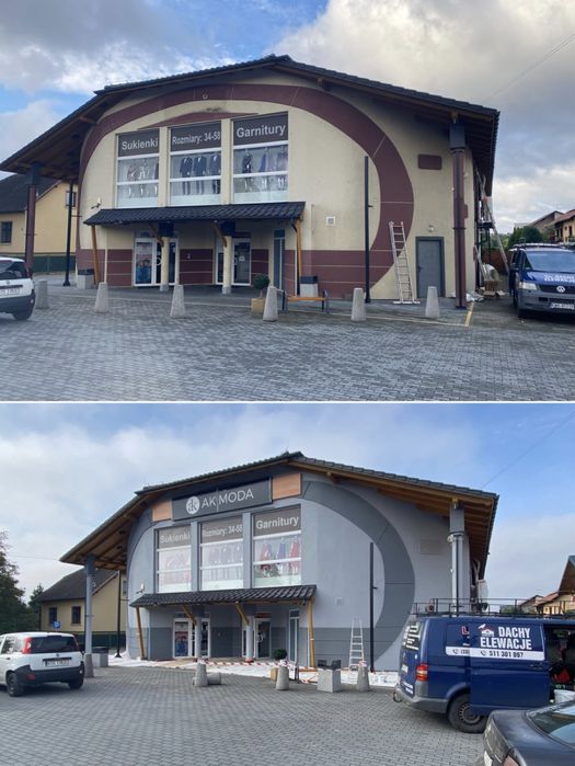 Malowanie dachów, malowanie elewacji, malowanie natryskowe, gwarancja!