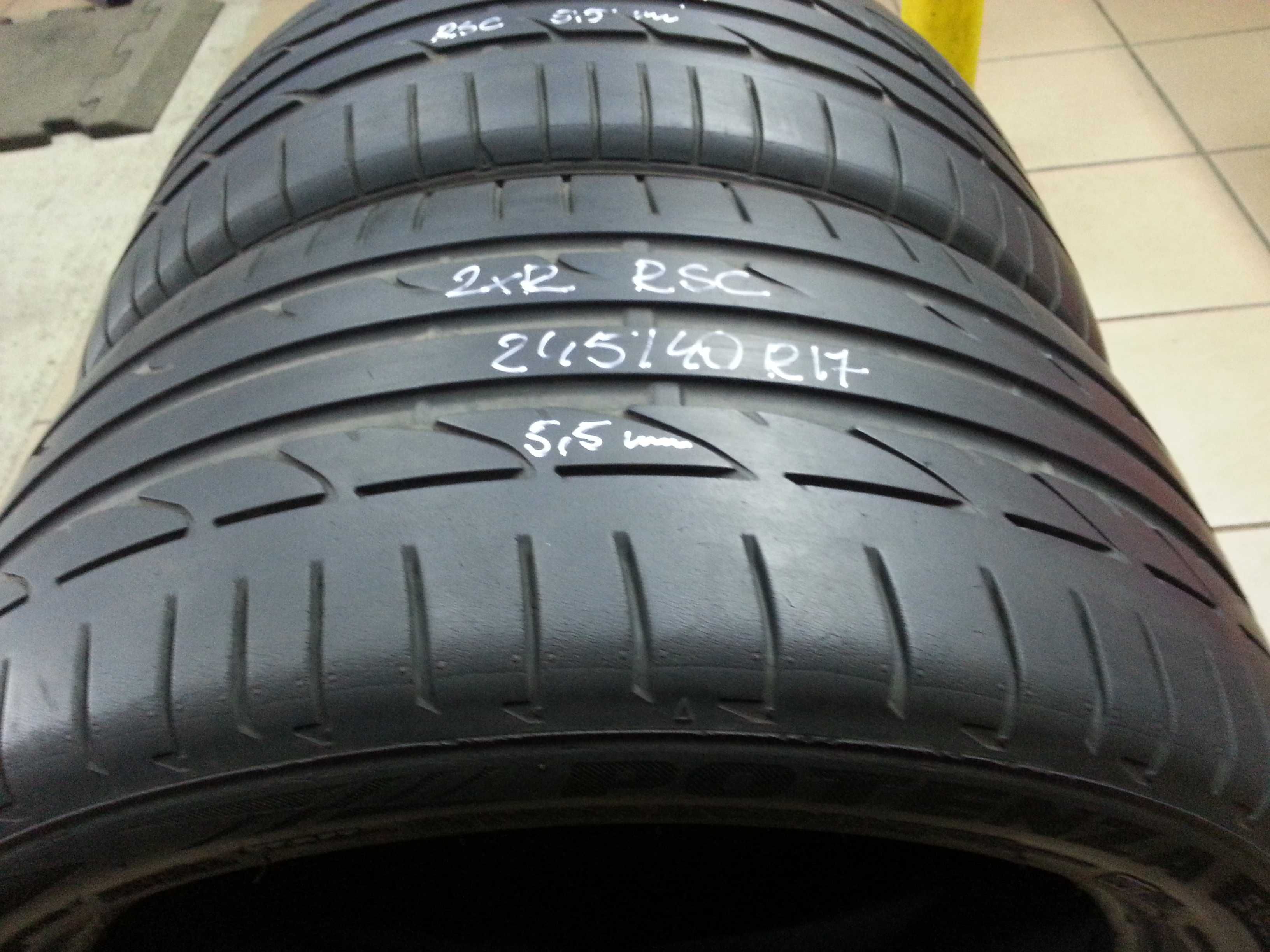 Opony letnie 245/40r17 91W  RSC  RFT * Bridgestone Potenza S001