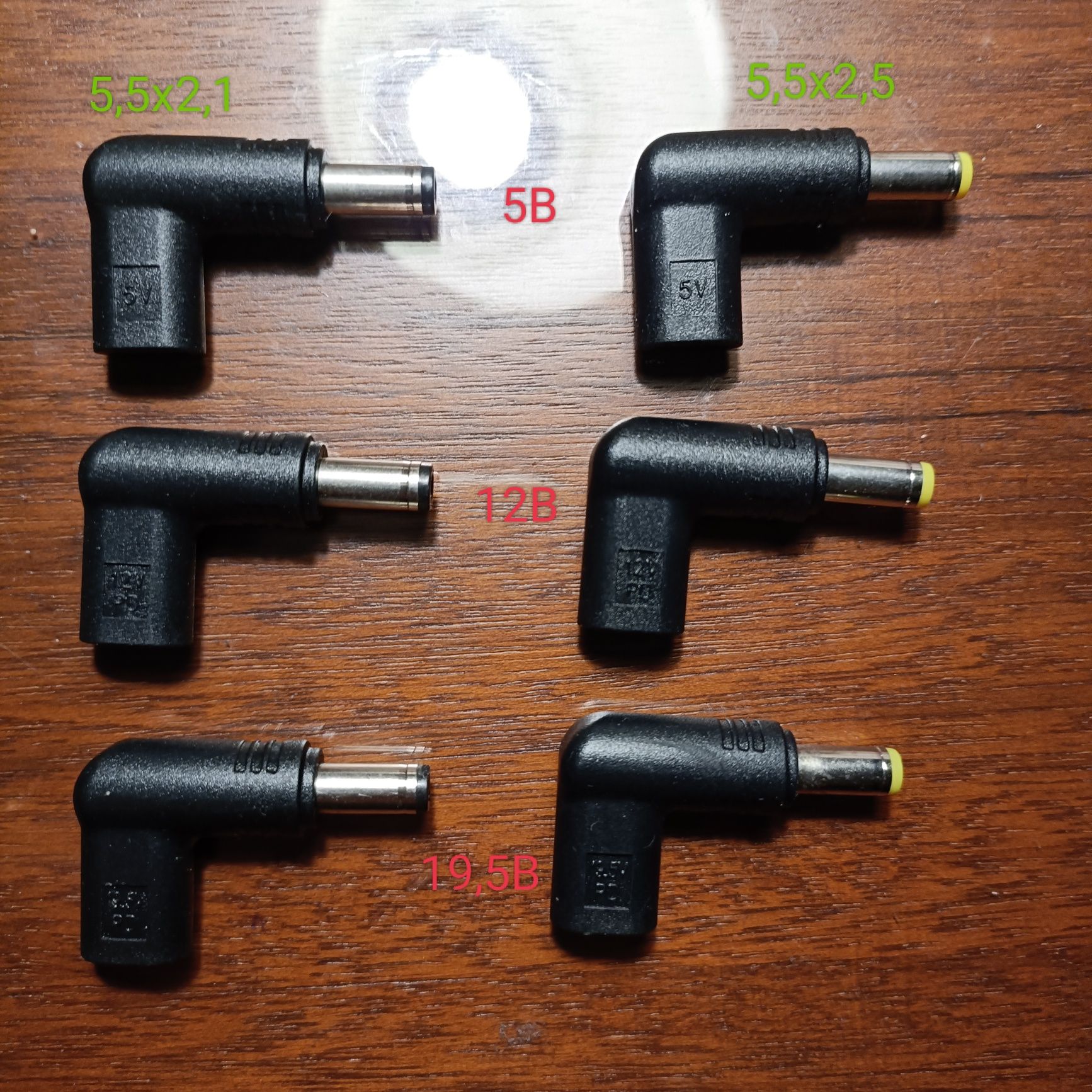USB C PD trigger type C - DC 5,5x2,1 / 2,5 роз’єм живленя 5, 12, 19,5B