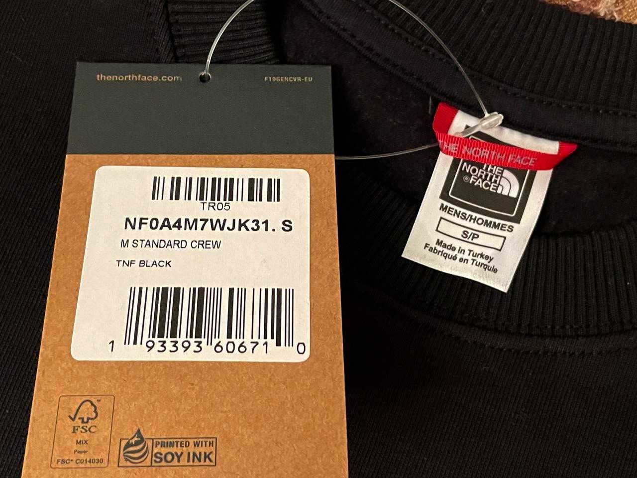 The North Face Standard Crew tnf світшот кофта оригінал реглан - S