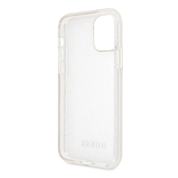 Guess Guhcn65Pcglsi Iphone 11 Pro Max Srebrny/Silver Hard Case Glitter