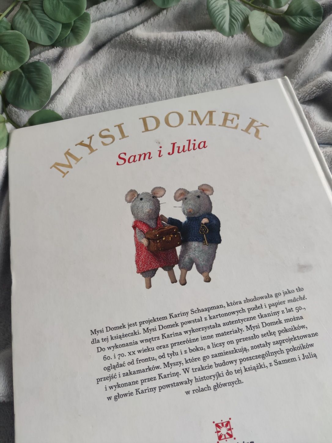 Mysi domek Sam i Julia książka dla dzieci