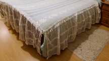 Colcha de renda branca