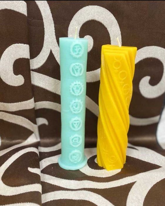 Свічки ручної роботи з бджолиного воску