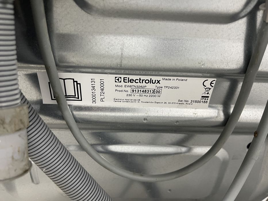 Пральна машина Electrolux SensiCare 600 EW6TN3262P (6 кг
